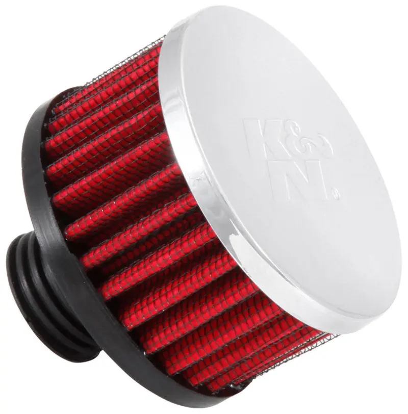 K&N .5In Flange Id X 3In Od X 3.25In H Rubber Base Crankcase Vent Filter 1