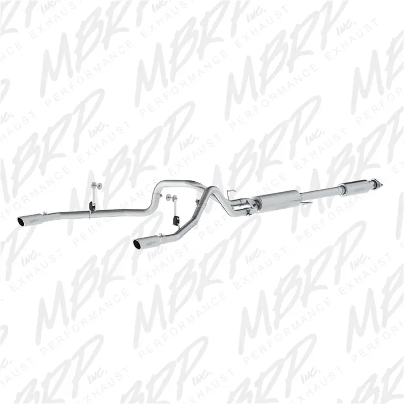 Mbrp 2015-20 Ford F-150 5.0L 3In Cat Back Dual Split Rear Exit Al Exhaust System 2