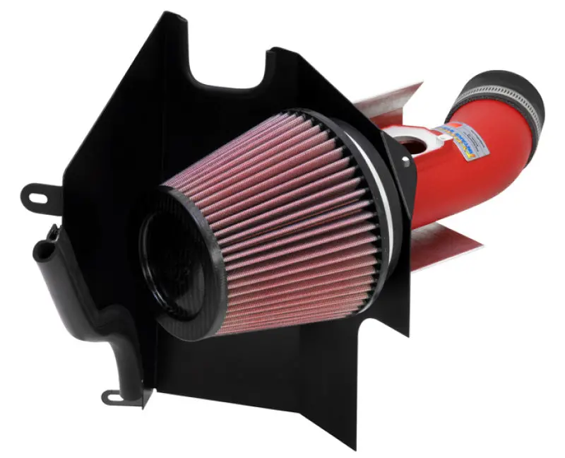 K&N 02-07 Wrx/Sti Wrinkle Red Typhoon Short Ram Intake 1