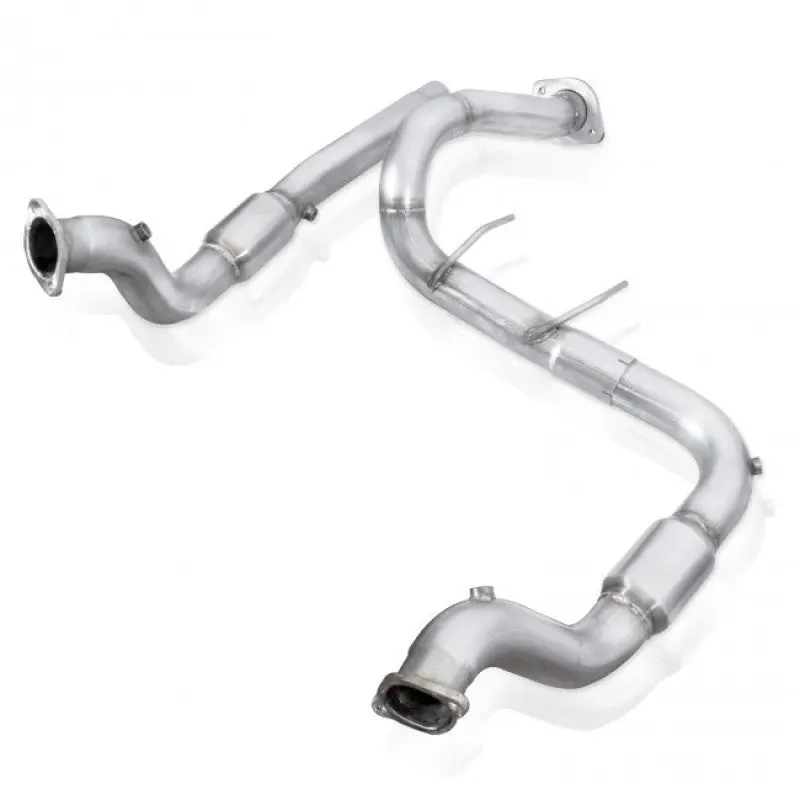 Stainless Works 2017 F-150 Raptor 3.5L 3In Downpipe High-Flow Cats Factory Connection 1