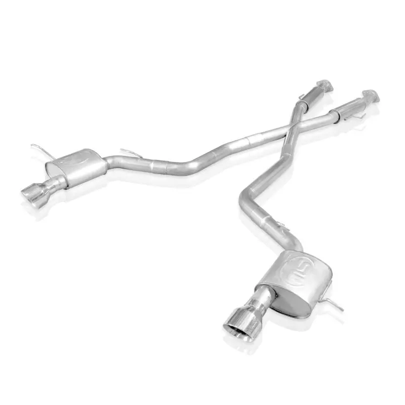 Stainless Works 2012-17 Jeep Grand Cherokee 6.4L Catback S-Tube Mufflers X-Pipe 1