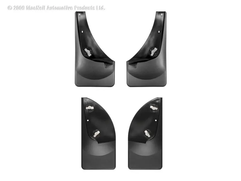 Weathertech 99-07 Ford F250/F350/F450/F550 No Drill Mudflaps - Black 1