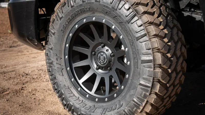 Icon Compression 18X9 5X150 25Mm Offset 6In Bs Satin Black Wheel 2