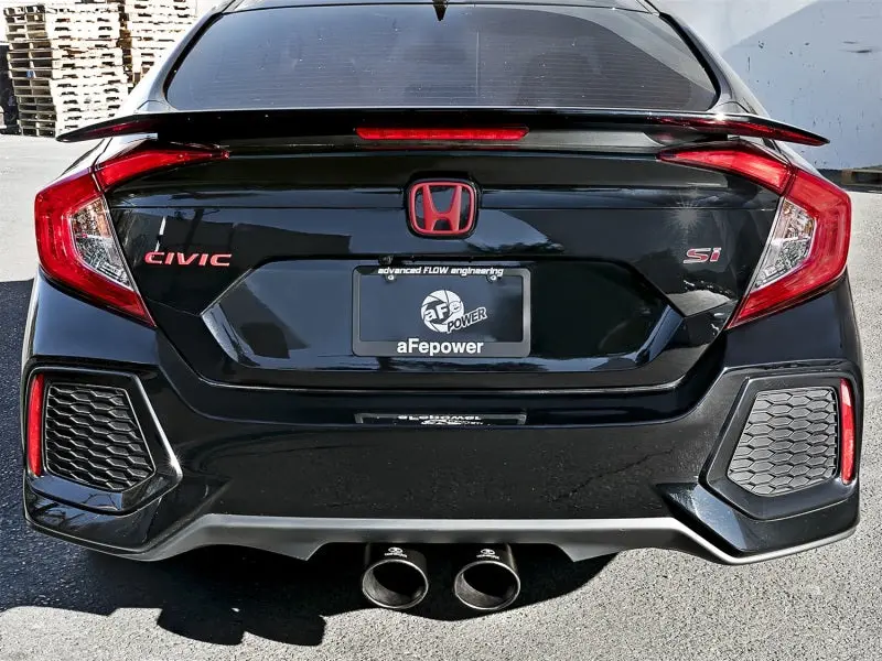 Afe Takeda 3In 304 Ss Cat-Back Exhaust W/ Dual Center Black Tips 17+ Honda Civic Si (2Dr) I4 1.5L 2