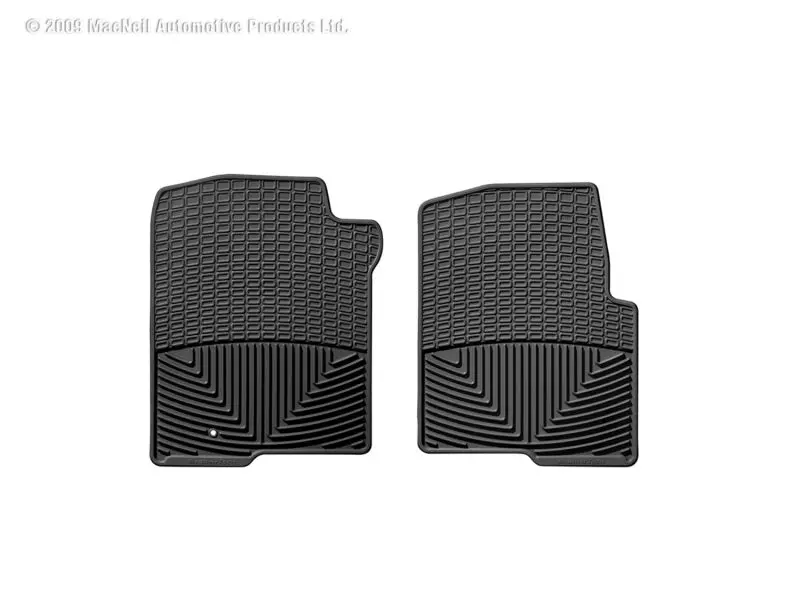 Weathertech 04-08 Ford F150 Ext Cab Front Rubber Mats - Black 1