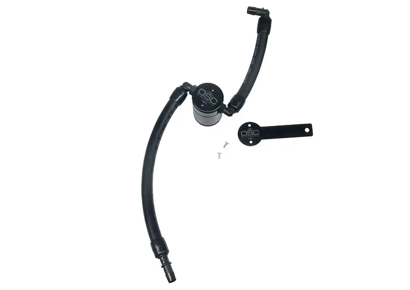 J&Amp;L 2019-2023 Dodge Ram 1500 5.7L Oil Separator 3.0 Passenger Side - Black Anodized 1
