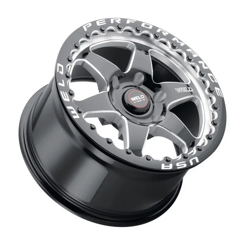 Weld S909 20X10 Ventura 6 Beadlock 6X135 Et38 Bs7.00 Gloss Blk Mil Dia 87.1 1