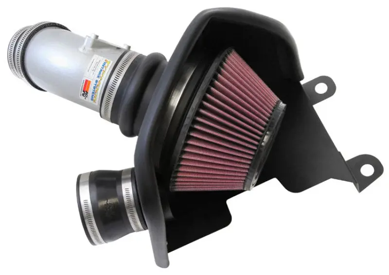 K&N 12 Honda Civic Si 2.4L L4 Silver Typhoon Intake 1