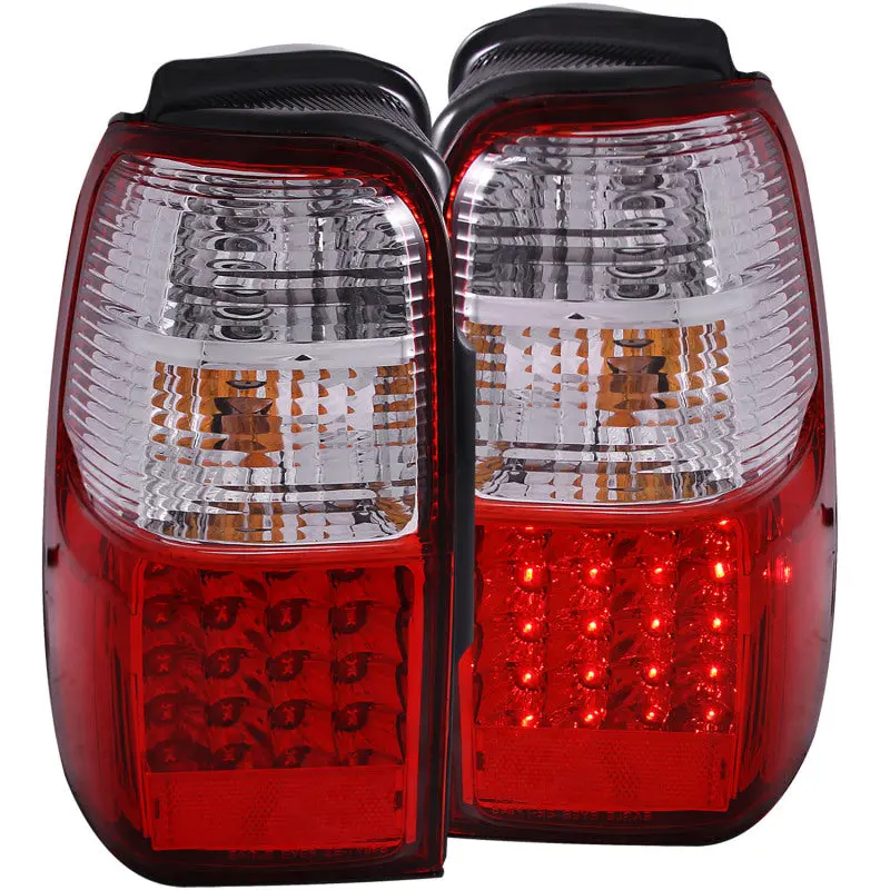Anzo 2001-2002 Toyota 4 Runner Led Taillights Red/Clear 1
