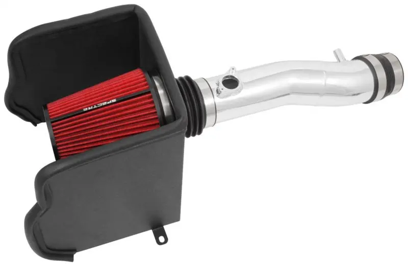 Spectre 16-18 Toyota Tacoma V6-3.5L F/I Air Intake Kit - Polished W/Red Filter 1
