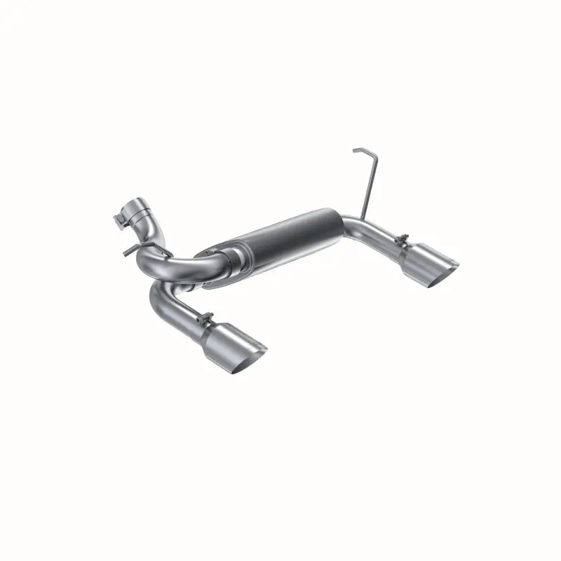 Mbrp 07-14 Jeep Wrangler/Rubicon 3.6L/3.8L V6 Axle-Back Dual Rear Exit Aluminum Performance Exhuast 1