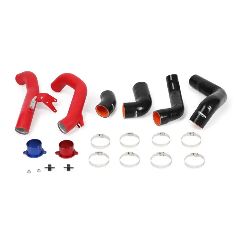 Mishimoto 2016+ Honda Civic 1.5T/Si Performance Intercooler Pipe Kit- Wrinkle Red 2