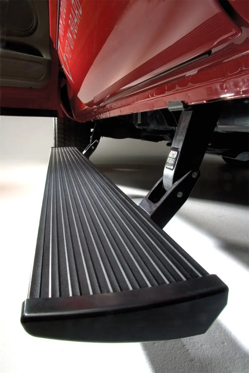 Amp Research 2006-2009 Dodge Ram 1500/2500/3500 Mega Cab Powerstep - Black - Amp75118-01A 1