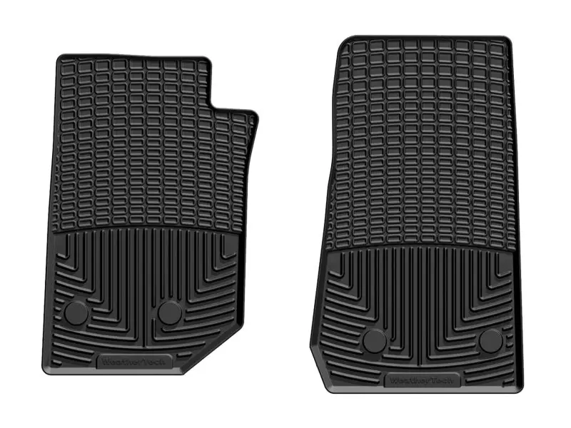Weathertech 14-15 Jeep Wrangler Front Rubber Floor Mats - Black 1