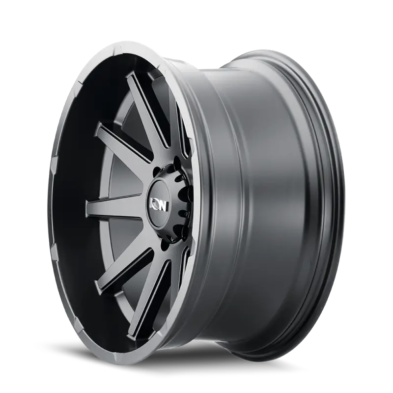 Ion Type 143 18X9 / 8X165.1 Bp / 18Mm Offset / 125.2Mm Hub Matte Black Wheel 1
