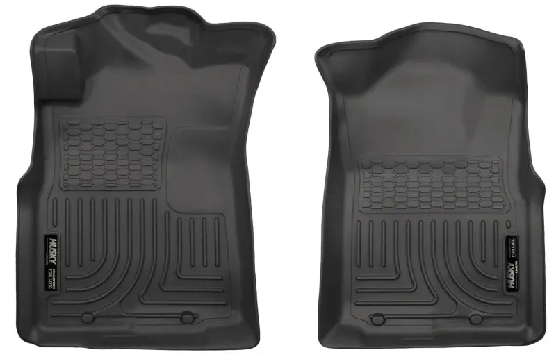 Husky Liners 05-15 Toyota Tacoma Crew/Extended/Standard Cab Weatherbeater Front Black Floor Liners 1