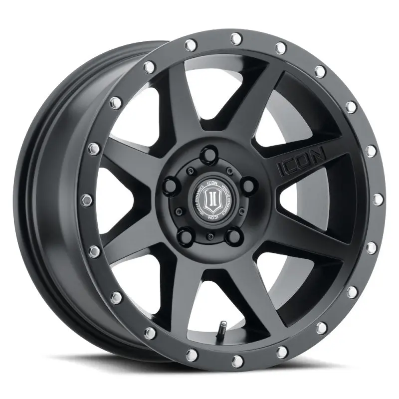 Icon Rebound 17X8.5 5X5.5 0Mm Offset 4.75In Bs Satin Black Wheel 1