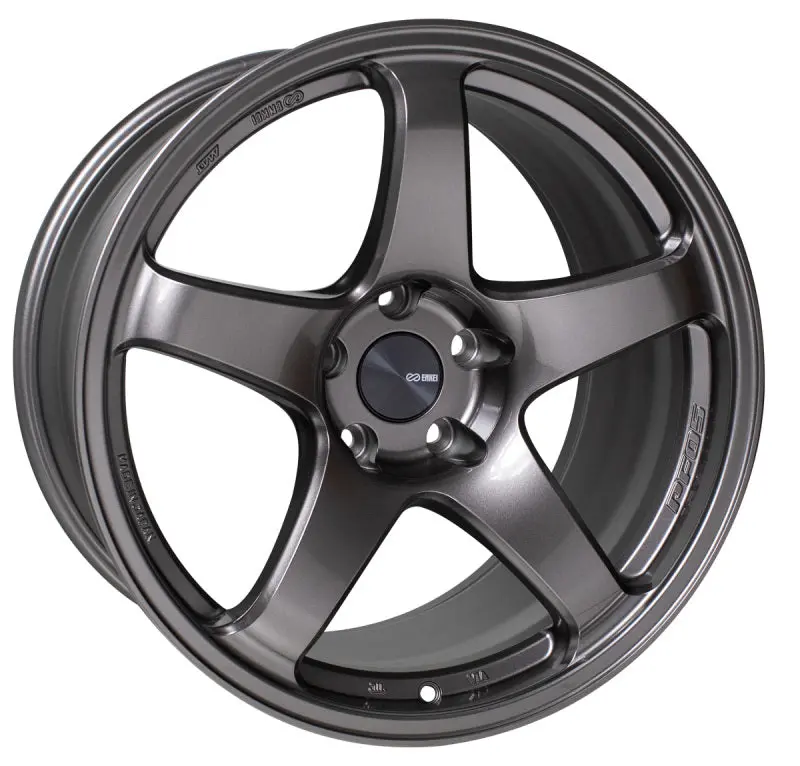 Enkei Pf05 18X9.5 5X114.3 38Mm Offset 75Mm Bore Dark Silver Wheel 1