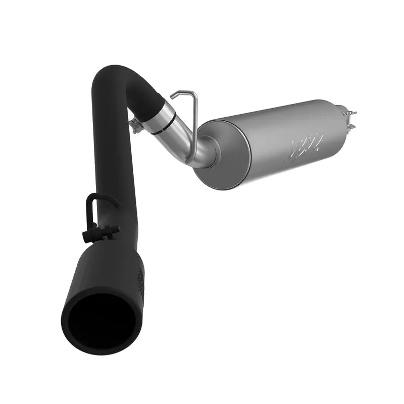 Mbrp 97-99 Jeep Wrangler (Tj) Inline-4 2.5L, Inline-6 4.0L 2 1/2In Cat Back Single Side Black Coated 2