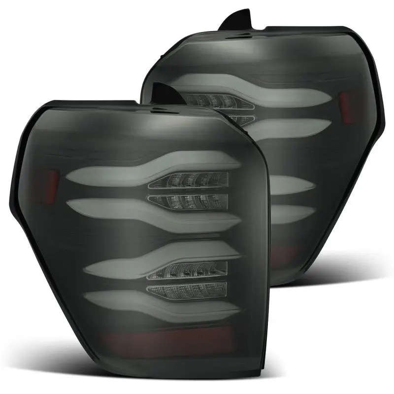 Alpharex 10-21 Toyota 4Runner Pro-Series Led Tail Lights Jet Black 1