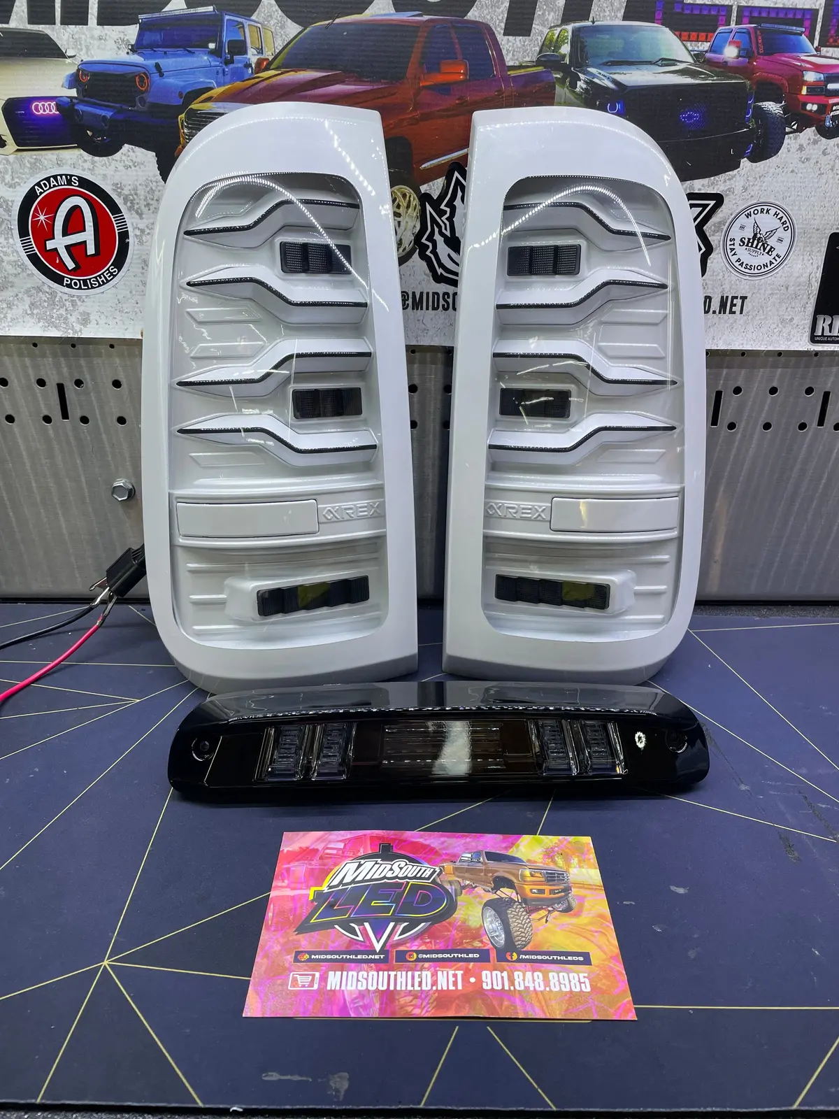 99-16 Super Duty Alpharex Colormtched Led Tail Lights 4