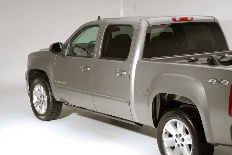 Amp Research 2007-2014 Chevy Silverado 2500/3500 Extended/Crew Powerstep - Black - Amp75126-01A 2