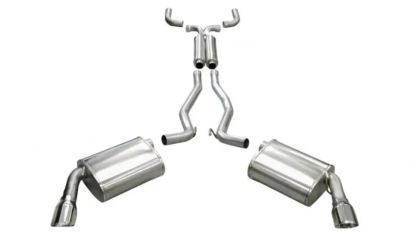 Corsa 10-14 Chevrolet Camaro Coupe Ss 6.2L V8 Auto Polished Sport Cat-Back + Xo Exhaust 1