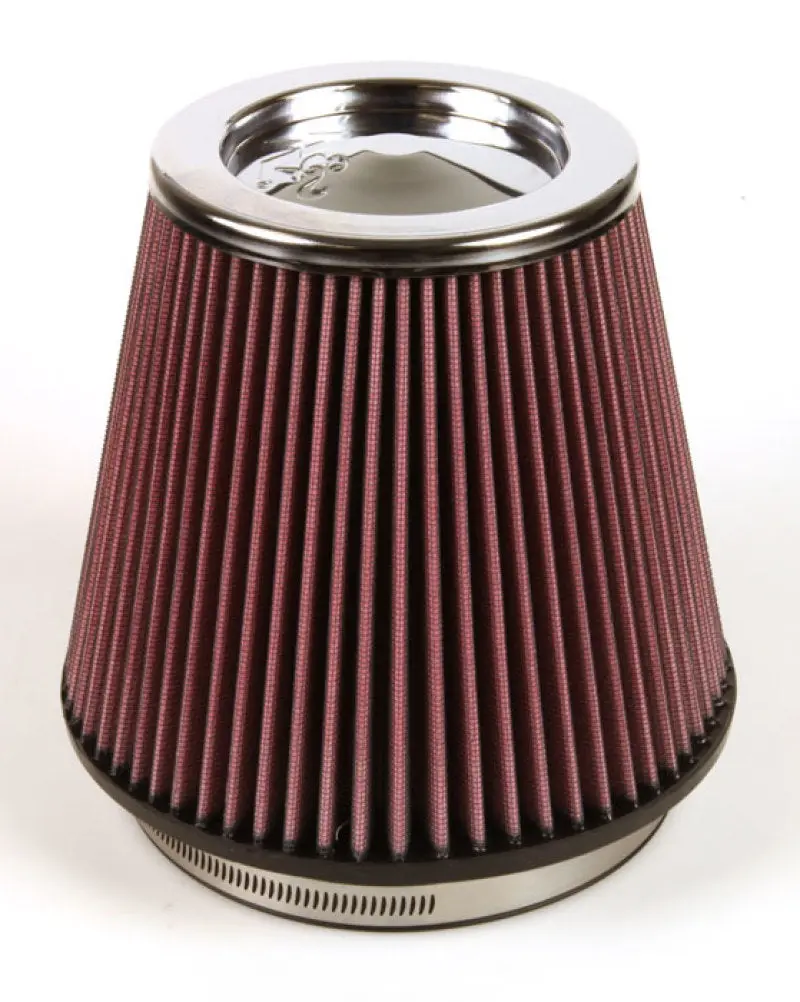 K&N Round Tapered Universal Air Filter 6In Flange Id X 7.5In Base Od X 5In Top Od X 6.5In Height 1