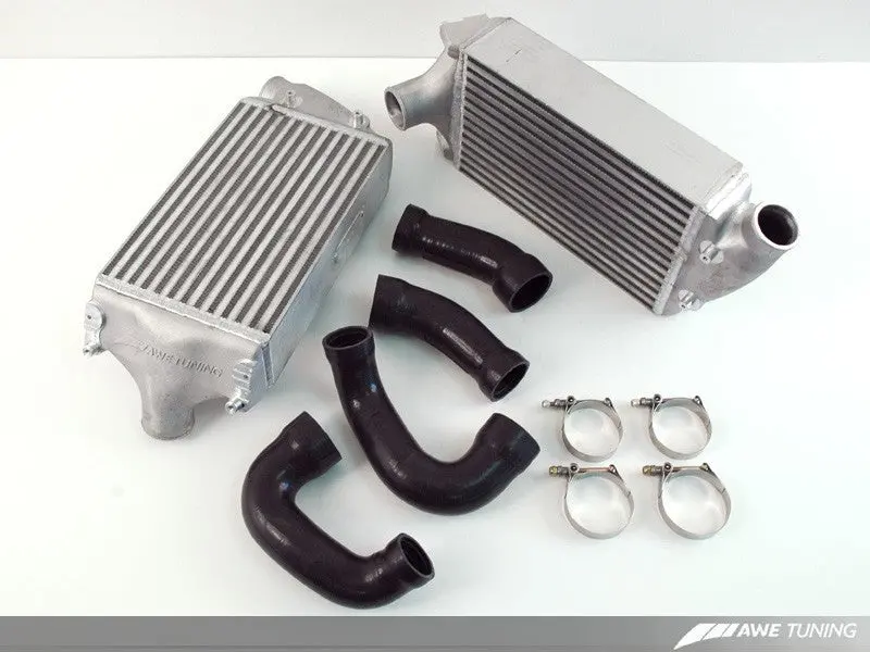 Awe Tuning 997Tt/Gt2 Performance Intercoolers - Black Hoses 2