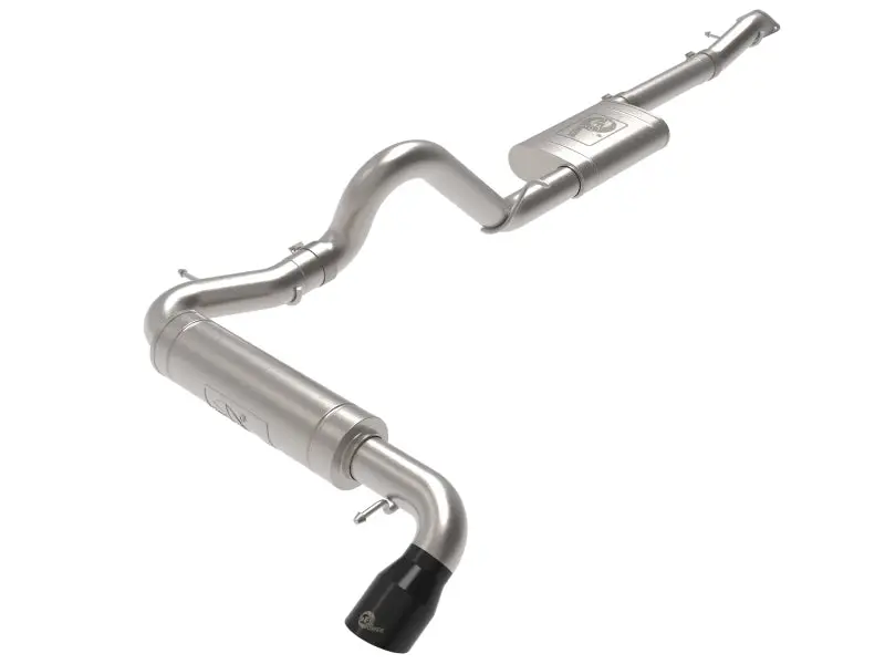 Afe Apollo Gt 3In 409 Ss Cat-Back Exhaust 2021 Ford Bronco L4-2.3L (T)/V6-2.7L (Tt) W/ Black Tip 1
