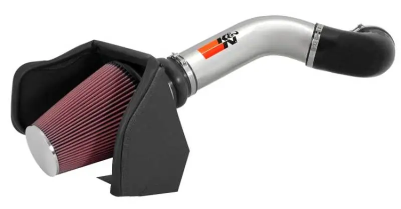 K&N 99-04 Chevy Silverado V8-4.8/5.3L Polished High Flow Performance Kit 1