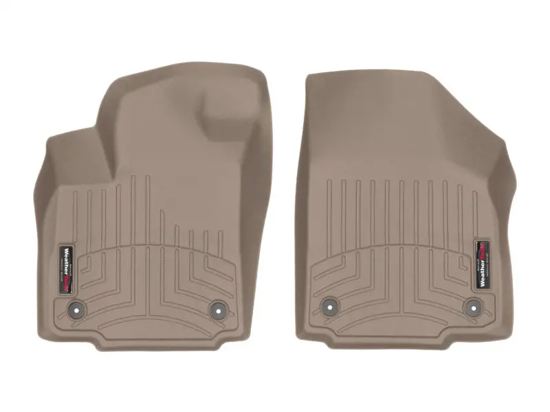 Weathertech 2017 Ford Super Duty (Super Cab / Crew Cab) Front Floorliners - Tan 1