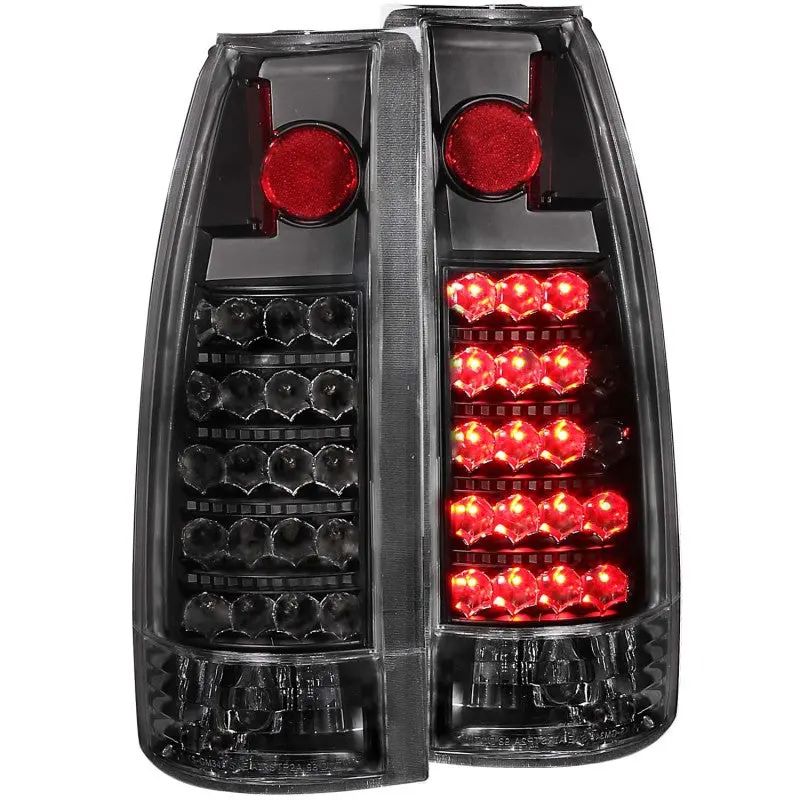 Anzo 1999-2000 Cadillac Escalade Led Taillights Black 1