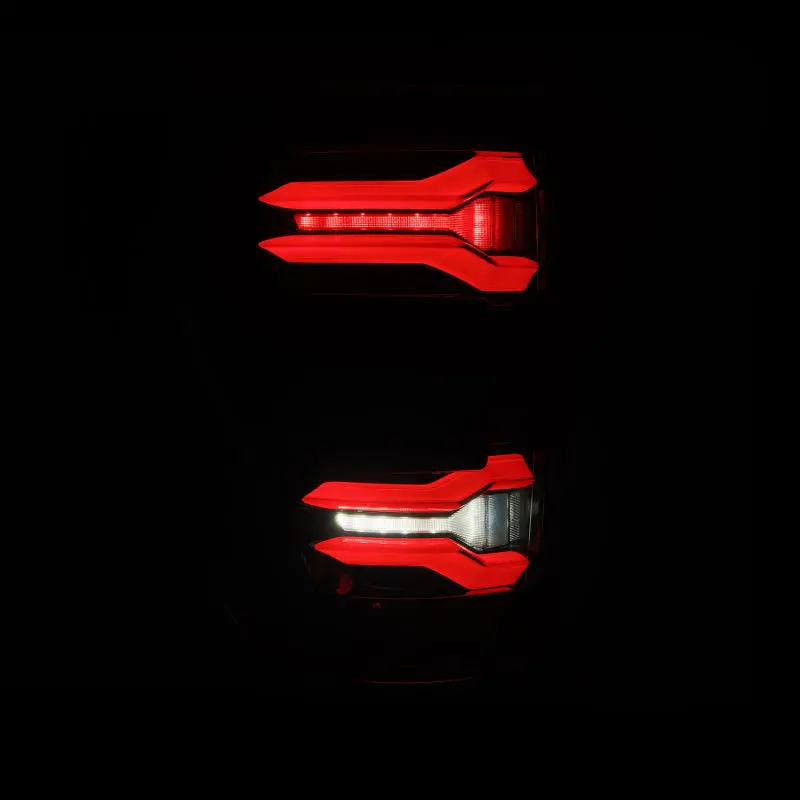 Alpharex 21-23 Ford F-150 Luxx Led Taillights - Alpha-Black W/ Blis 1