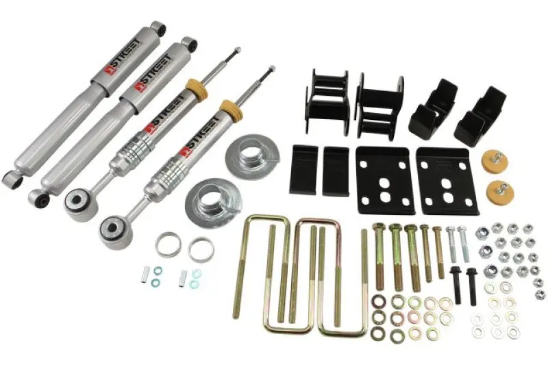 Belltech Lowering Kit 09-13 Ford F150 Ext Cab/Quad Cab Short Bed 2Wd 2In Or 3In F/4In Rear W/ Shocks 1