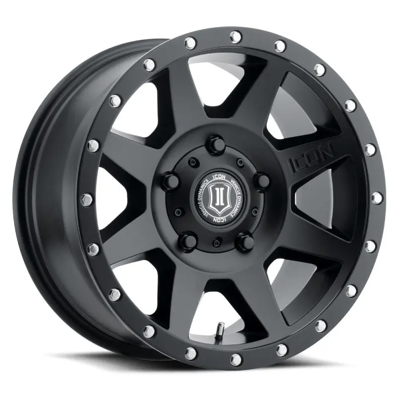 Icon Rebound 18X9 5X150 25Mm Offset 6In Bs 110.1Mm Bore Satin Black Wheel 1