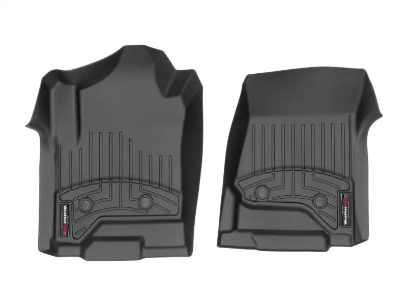 Weathertech 2014+ Chevrolet Silverado 1500 Vinyl Front Floorliner - Black (Double/Crew Cab) 1
