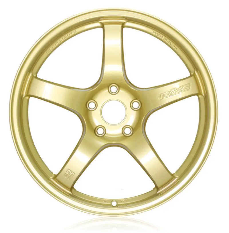 Gram Lights 57Cr 18X9.5 +38 5X114.3 E8 Gold Wheel (Min Order Qty 20) 1
