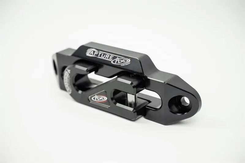 Addictive Desert Designs 1-5/16In Winch Fairlead Plate W/ Recessed Round End Hook - Black 2