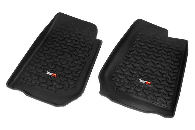 Rugged Ridge Floor Liner Front Black 2007-2018 Jeep Wrangler Unlimited Jk 4 Dr 2