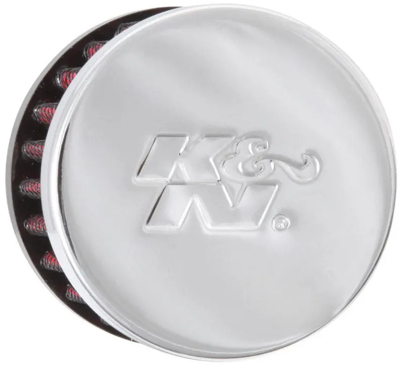 K&N 0.625 Inch Id 2 Inch Od 1.5 Inch H Clamp On Crankcase Vent Filter 1