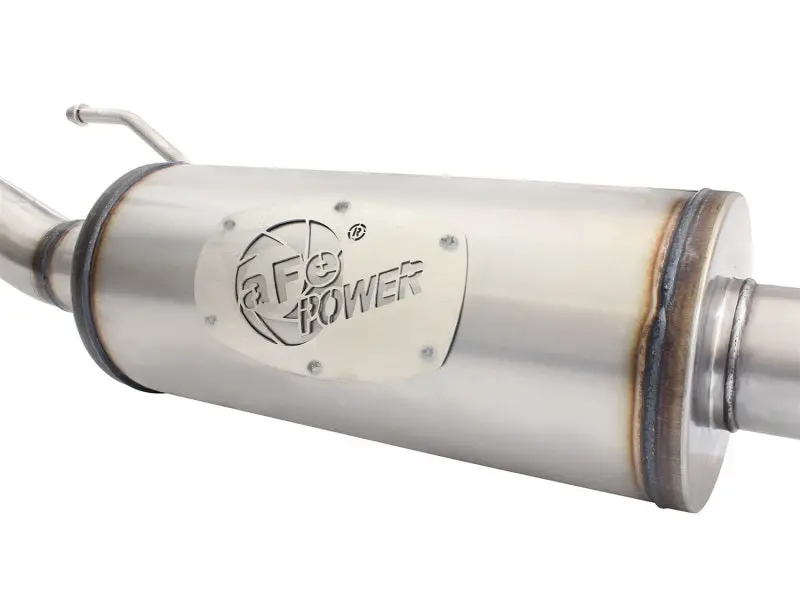 Afe Machforce Xp 2-1/2In Ss-409 Cat-Back Exhausts W/ 18In Muffler 07-17 Jeep Wrangler V6-3.6L 2