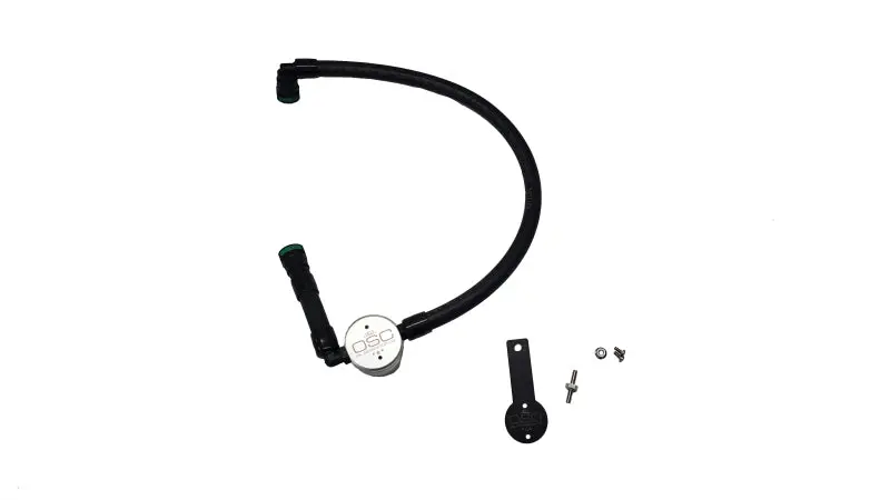 J&Amp;L 16-23 Dodge Durango / Jeep Grand Cherokee 3.6L Oil Separator 3.0 Passenger Side - Clear Anod 1