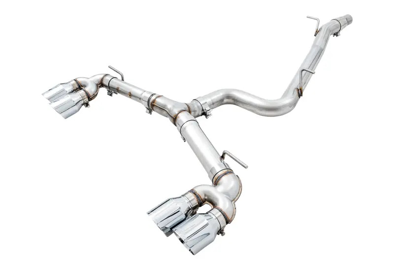 Awe Tuning Mk7.5 Golf R Track Edition Exhaust W/Chrome Silver Tips 102Mm 1