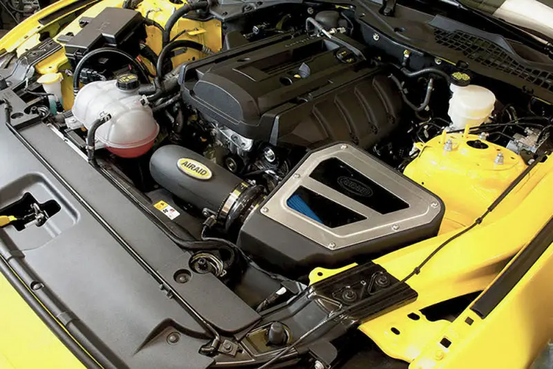 Airaid 2015 Ford Mustang 2.3L Ecoboost Intake System ( Dry / Blue Media) 1
