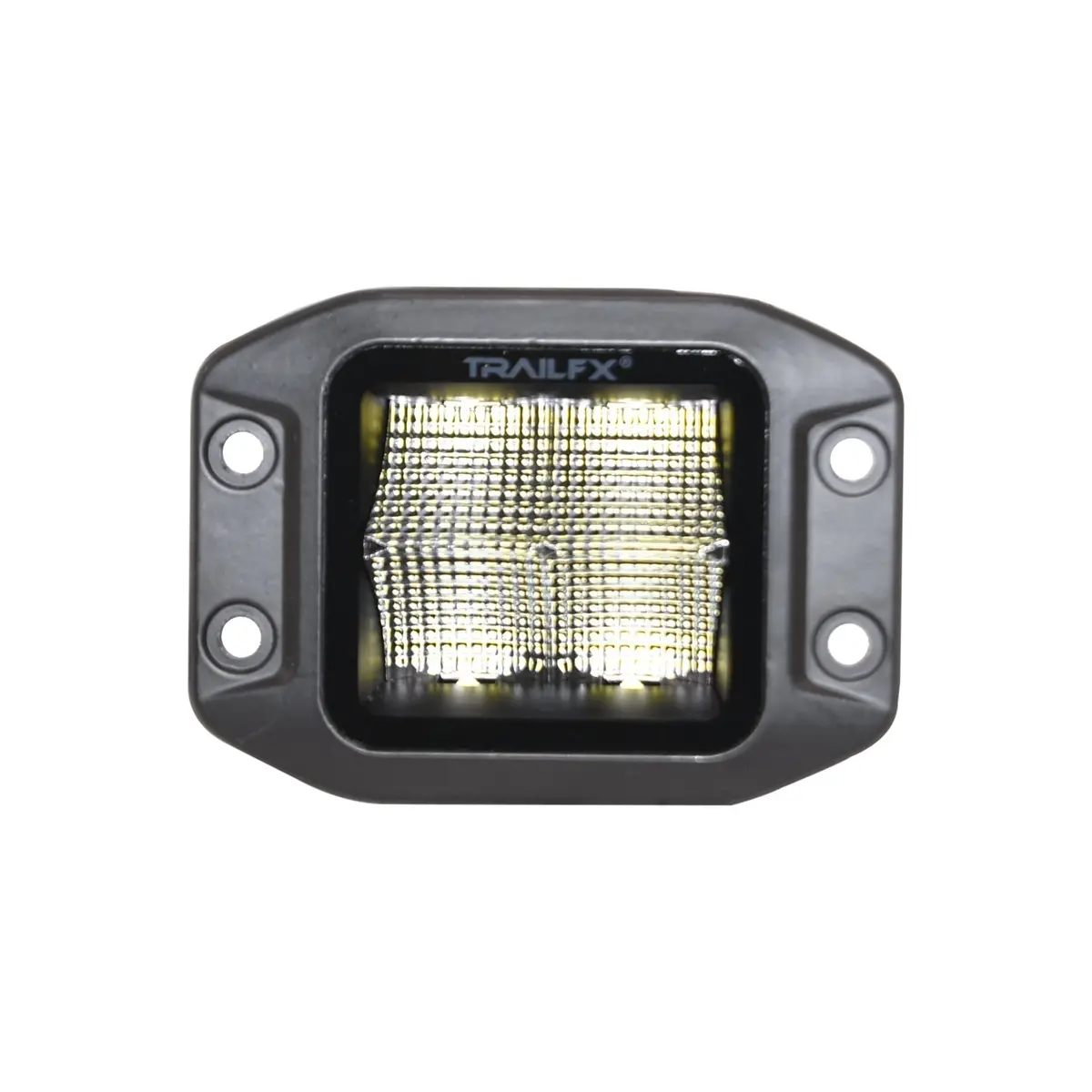 3" Flush Mount Cube Led Black Flood Beam 2400 Lumens - Pair 1