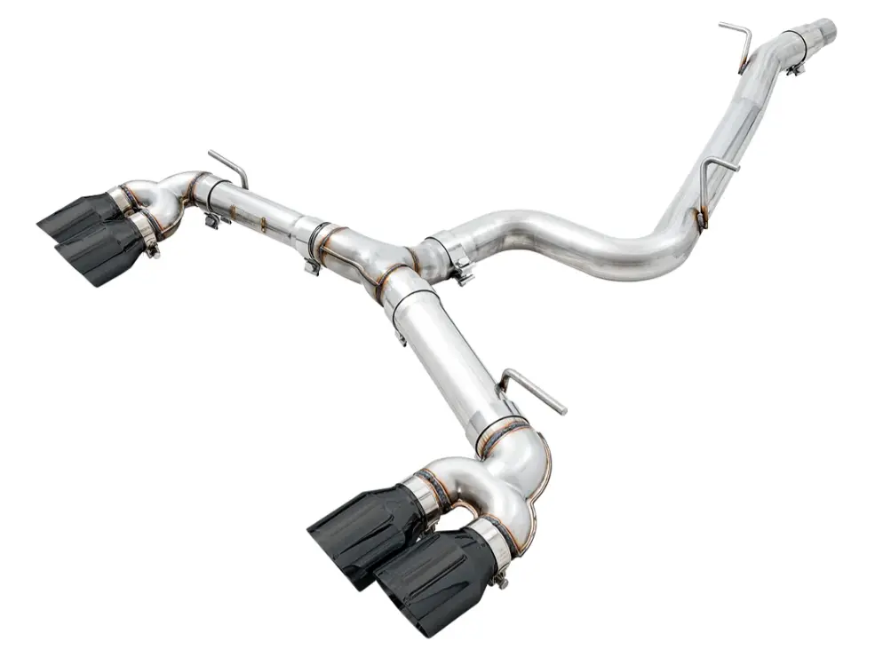 Awe Tuning Mk7.5 Golf R Track Edition Exhaust W/Diamond Black Tips 102Mm - 3015-43148 1