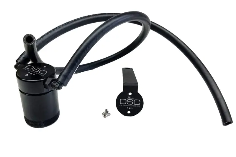 J&L 97-13 Chevy/Gm Truck/Suv 4.8L/5.3L/6.0L/6.2L Driver Side Oil Separator 3.0 - Black Anodized 1