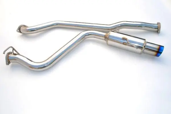 Invidia 08-09 Wrx Sedan 76Mm (101Mm Tip) Racing Titanium Tip Cat-Back Exhaust 1