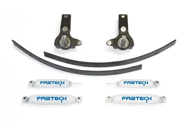 Fabtech 95.5-04 Toyota Tacoma 2Wd 5 Lug 3In Spindle System W/Perf. Shocks 1
